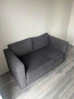 Slaapbank grijs leenbakker, Ophalen, 140 cm, Zo goed als nieuw, Twijfelaar