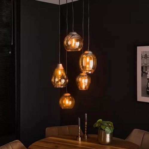 Hanglampen

Hoyz - Hanglamp 5L Mix - Getrapt mix -Amberkleur, Huis en Inrichting, Lampen | Hanglampen, Zo goed als nieuw, Minder dan 50 cm