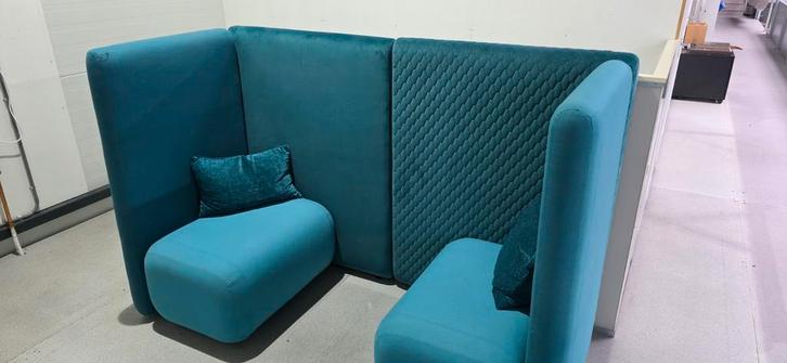 Modulaire Bank / Zitelement, vergaderruimte, kantoor, Huis en Inrichting, Banken | Complete zithoeken, Gebruikt, Stof, Ophalen