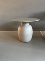 Travertin salontafel bijzet tafel, Minder dan 55 cm, Nieuw, Hout, Ophalen