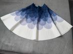 Blauw-Witte Rok met Uniek Design, Ophalen, Blauw, Maat 42/44 (L), Nieuw