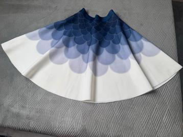 Blauw-Witte Rok met Uniek Design beschikbaar voor biedingen