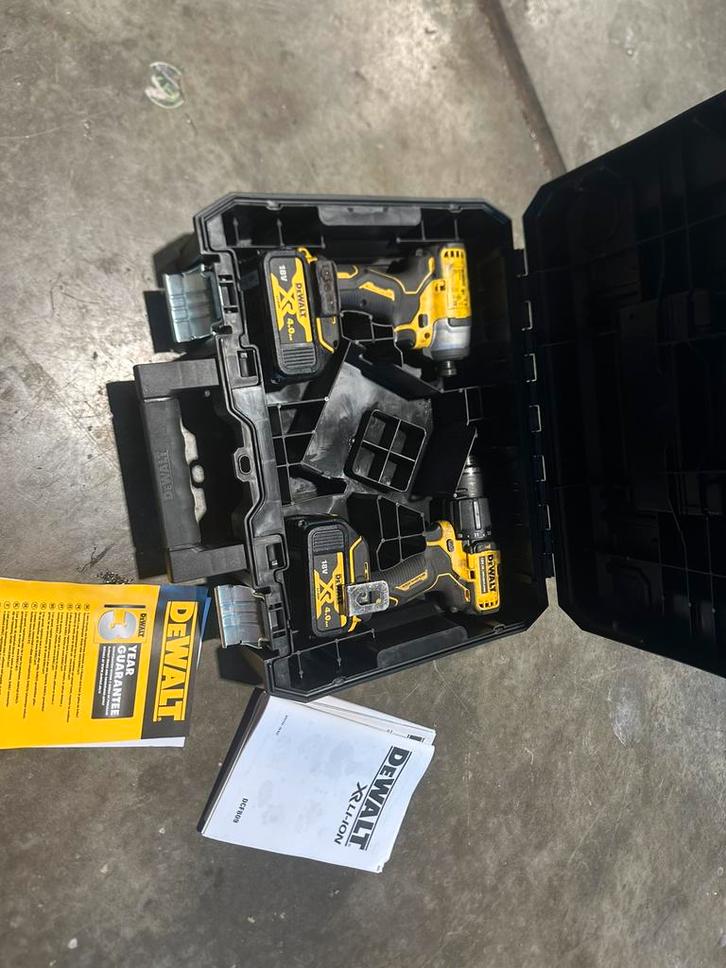 DeWalt Boormachine set, Doe-het-zelf en Verbouw, Gereedschapskisten, Zo goed als nieuw, Ophalen of Verzenden