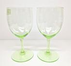 A.D. Copier Leerdam annagroene glazen Gilde N.V.W.L. 1930., Ophalen of Verzenden