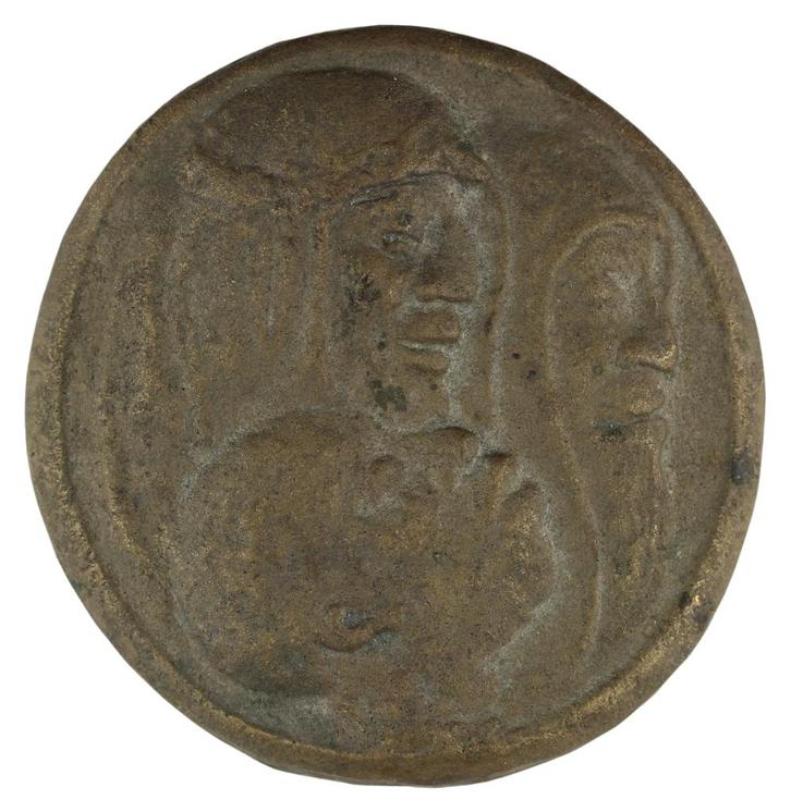 PENNING 1967 Ruth Brouwer : Drie Koningen, Postzegels en Munten, Penningen en Medailles, Brons, Nederland, Verzenden