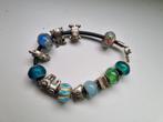 Bedelarmband, Sieraden, Tassen en Uiterlijk, Armbanden, Ophalen of Verzenden, Zo goed als nieuw, Met bedels of kralen, Zilver