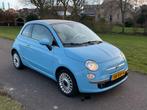 Fiat 500 Cabrio | 0.9 Dualogic | 2012 | Blauw | Automaat, Auto's, Euro 5, 86 pk, Cabriolet, Leder en Stof