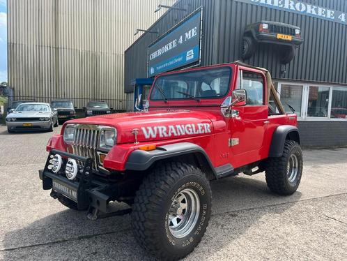 Dikke knalrode wrangler 6 cilinder.koning van de jungel !!!, Auto's, Jeep, Bedrijf, Wrangler, 4x4, Benzine, SUV of Terreinwagen
