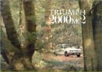 Triumph 2000 MK2 of 2500 TC originele brochure/auto folder, Ophalen of Verzenden, Zo goed als nieuw, Overige merken