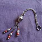 Streekdracht Antieke Chateleine of Horlogeketting Onedel, Verzenden, Gebruikt, Zilver, Zilver