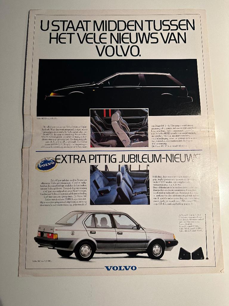 Oude Volvo krant 480 es 340 760 Hans Kok Venlo, Ophalen of Verzenden, 1980 tot heden, Nederland, Krant