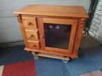grenen tv meubeltje, Huis en Inrichting, Kasten | Televisiemeubels, Ophalen, Gebruikt, 50 tot 100 cm, Minder dan 100 cm