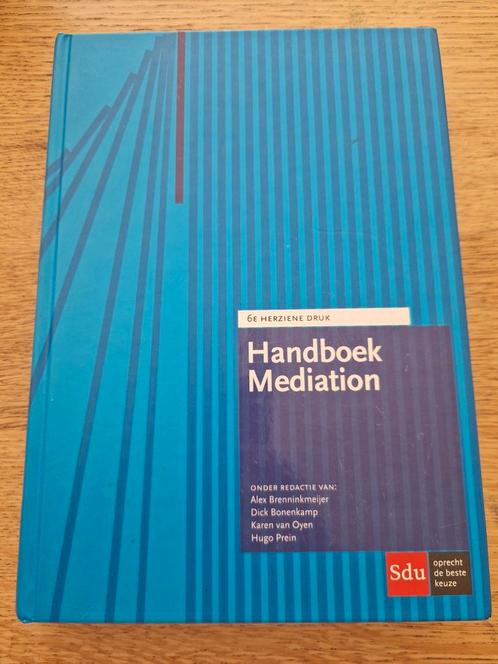 6E HERZIENE DRUK
Handboek Mediation, Alex Brenninkmeijer, Boeken, Studieboeken en Cursussen, Zo goed als nieuw, HBO, Ophalen of Verzenden
