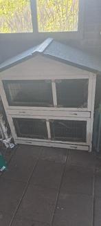 konijnenhok met uitschuifbakken, Ophalen, 90 cm of meer, Konijn, Hok