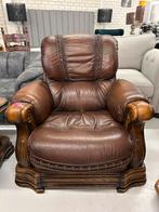 Antieke houten stoel voor MAAR €25‼️, Huis en Inrichting, Stoelen, Ophalen, Zo goed als nieuw, Bruin, Eén