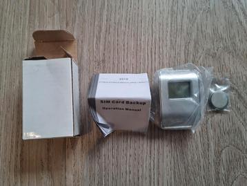Sim card backup device
 beschikbaar voor biedingen