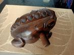 Z.G.A. NIEUW Ratel Kikker Hout 20 Cm lang (Percussion Frog), Ophalen, Nieuw