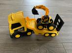 speelgoed vrachtwagen met losse kraan, Ophalen of Verzenden, Zo goed als nieuw