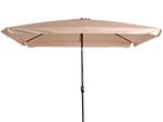 Parasol Libra rechthoekig 3 x 2 meter kleur ecru, Kantelbaar, Nieuw, Stokparasol, 2 tot 3 meter