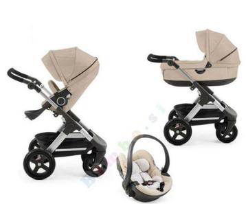 Stokke beige kinderwagen maxi cosi beschikbaar voor biedingen