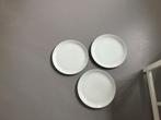 3 vivo dinerborden , wit, 27 cm, Ophalen of Verzenden, Zo goed als nieuw, Bord