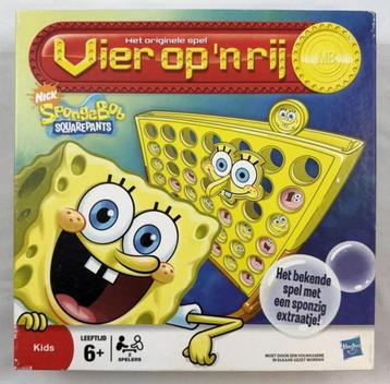 Vier op een rij Spongebob Squirepants Hasbro spel compleet beschikbaar voor biedingen