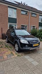 Chevrolet Captiva 3.2 4WD AUT 2008 Zwart 7 personen, Origineel Nederlands, Te koop, Benzine, 750 kg