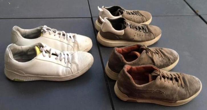 REHAB leren heren schoenen maat 42 - 2+1 gratis!, Kleding | Heren, Schoenen, Gedragen, Veterschoenen, Bruin, Ophalen of Verzenden