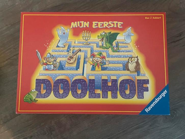 Mijn eerste doolhof, Hobby en Vrije tijd, Gezelschapsspellen | Bordspellen, Zo goed als nieuw, Een of twee spelers, Ophalen