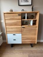 Xooon bergkast kast Vista van Sheesham hout metalen poten, Ophalen, 100 tot 150 cm, Zo goed als nieuw, Minder dan 150 cm