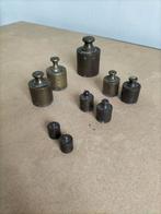 Vintage koper gewichten 9 x, Ophalen of Verzenden