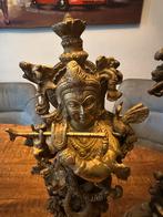 Antiek Krishna beeld, Antiek en Kunst, Ophalen of Verzenden