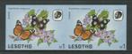 LESOTHO 1984 1M. Vlinder op Bloem ongetand Paartje, VARIETY, Verzenden, Postfris, Dier of Natuur