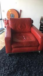 Montel leer Fauteuil €30 | Amsterdam, Ophalen of Verzenden, Zo goed als nieuw