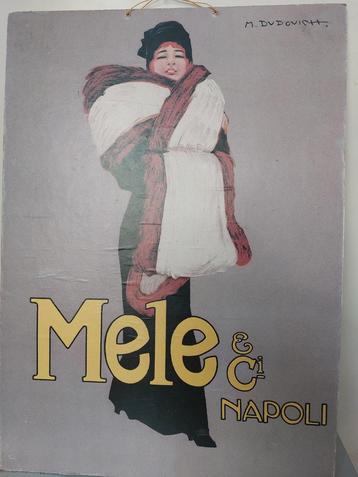 Mele & Ci Napoli Vintage Reclame Poster beschikbaar voor biedingen