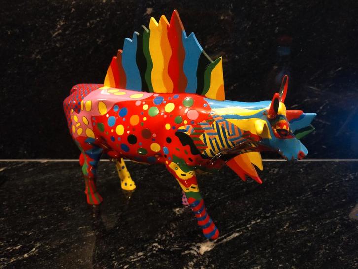 Cow parade allasaurus large, Verzamelen, Beelden en Beeldjes, Zo goed als nieuw, Dier, Ophalen of Verzenden