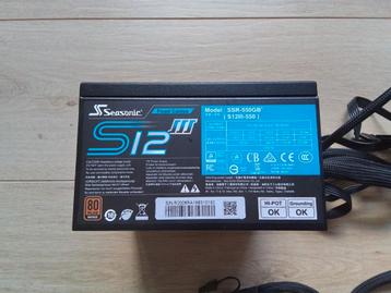 Seasonic S12III 550W - Power supply / computer voeding beschikbaar voor biedingen