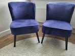 Fauteuils 2 velvet, Ophalen, Hout, Gebruikt, 75 tot 100 cm