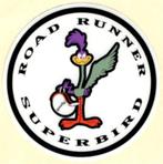 Road Runner Superbird Plymouth sticker #7, Ophalen of Verzenden, Nieuw, Bedrijf of Vereniging