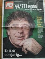 WILLEM VAN HANEGEM ,70 jaar, bijlage AD 2014, Verzamelen, Tijdschriften, Kranten en Knipsels, Verzenden, 1980 tot heden, Tijdschrift