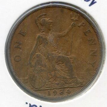Groot-Brittannië 1 Penny 1934  beschikbaar voor biedingen
