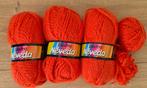 Neveda Bistro. Breigaren. Wol. Oranje. 3 Bollen., Ophalen of Verzenden, Nieuw, Breien of Haken, Wol of Garen