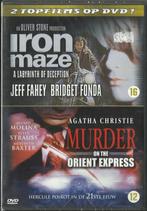 Murder On The Orient Express & Iron Maze (Nieuw & Seal) DVD, Ophalen of Verzenden, Nieuw in verpakking, Actiethriller