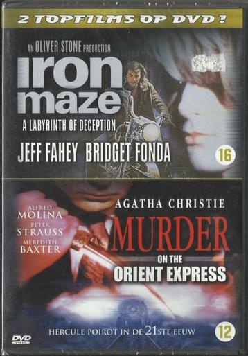 Murder On The Orient Express & Iron Maze (Nieuw & Seal) DVD beschikbaar voor biedingen