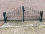 Inrijpoort Poort verzinkt en gecoat Sierhekwerk, Tuin en Terras, Tuinhekken en Hekwerk, Ophalen, Met poort, Nieuw, Sierhekwerk