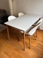 Mooie Eetkamerset met 4 Stoelen in Gemert ophalen, Ophalen, Gebruikt, 100 tot 150 cm, 50 tot 100 cm