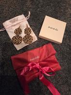 Paulie Pocket oorbellen zwart/goud, Sieraden, Tassen en Uiterlijk, Oorbellen, Ophalen of Verzenden, Zo goed als nieuw, Zwart, Goud