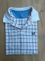 Ralph Lauren polo – maat M – wit met ruit – uniek & sportief, Maat 48/50 (M), Wit, Ralph Lauren, Ophalen of Verzenden