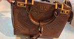 Bruine Croco tas van Guess, Ophalen of Verzenden, Zo goed als nieuw, Bruin, Handtas