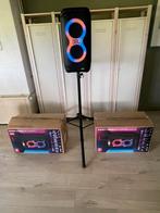 JBL Partyboxen/speakers te huur, Ophalen of Verzenden, Zo goed als nieuw, 120 watt of meer, JBL